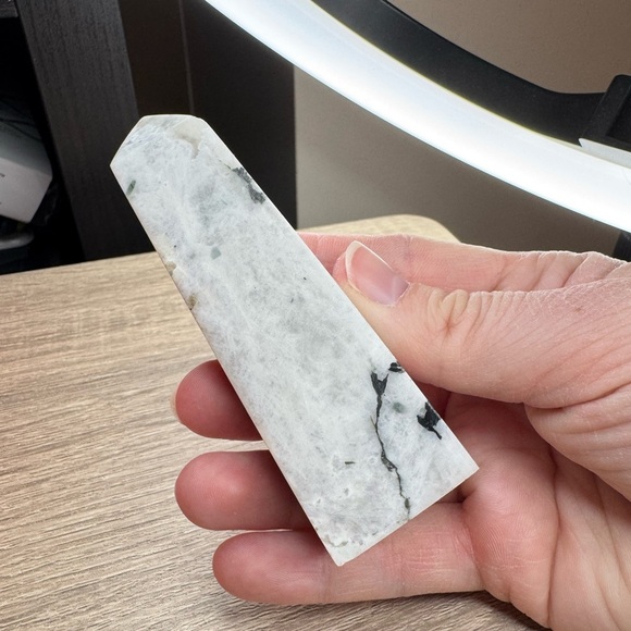 Rainbow Moon Stone Polished Stone Tower - Picture 1 of 1